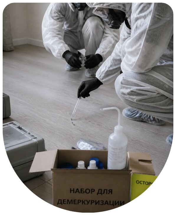 Демеркуризация помещений и территорий с выездом в Ефремах